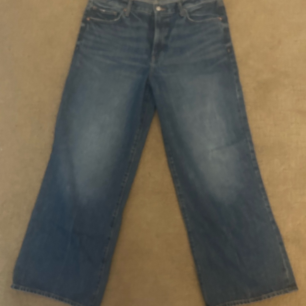 Express Dark Blue Flare Jeans